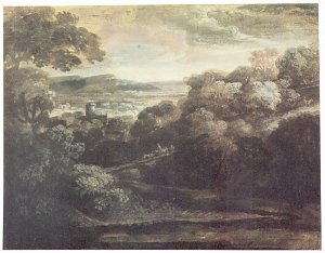 Klassische Landschaft Kunstdruck
