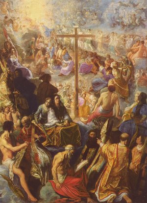 Verherrlichung des Kreuzes Kunstdruck