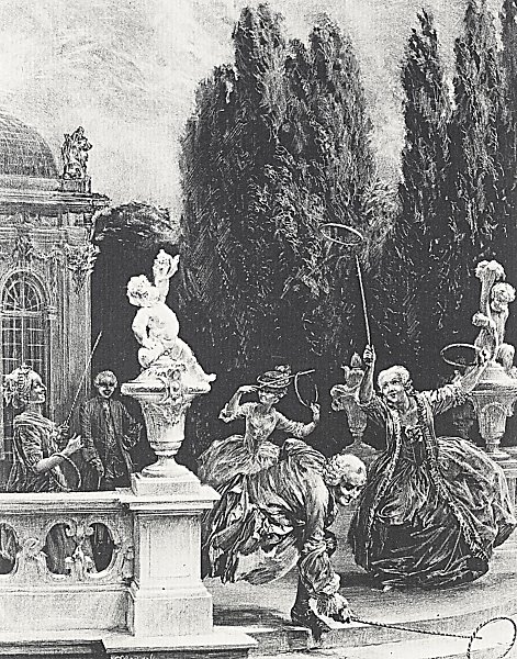 Folge Versuche auf Stein mit Pinsel und Schabeisen 7