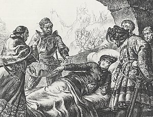 Franz von Sickingens Tod zu Landstuhl Kunstdruck