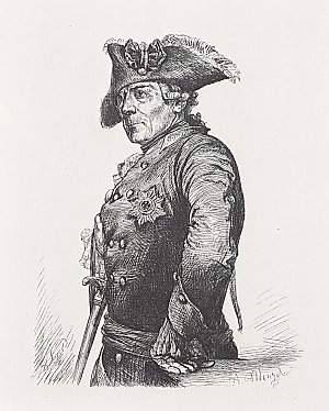 Friedrich der Grosse Kunstdruck