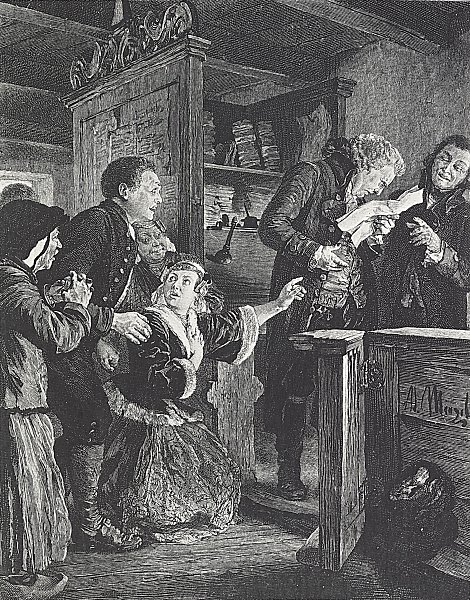 Illustration zu Der zerbrochene Krug 1