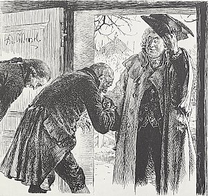 Illustration zu Der zerbrochene Krug 13 Kunstdruck