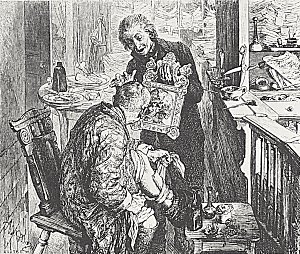 Illustration zu Der zerbrochene Krug 9 Kunstdruck
