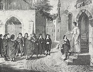 Illustrationen zu Luthers Leben 2 Kunstdruck