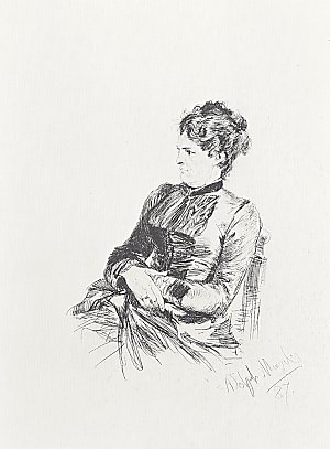 Stille Teilnahme 2 Kunstdruck
