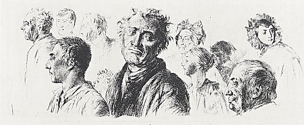 Studienblatt aus dem Irrenhaus