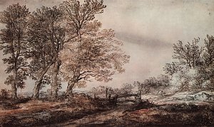 Aelbert Cuyp Baumstudie Kunstdruck