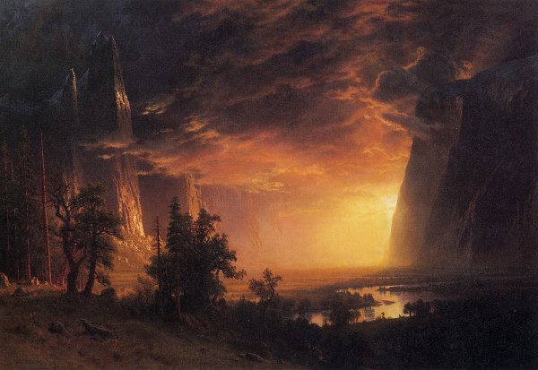 Sonnenuntergang im Yosemite Tal