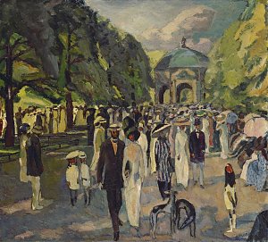 Im Münchner Hofgarten Kunstdruck