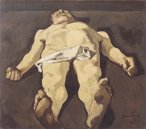 Der tote Christus Kunstdruck