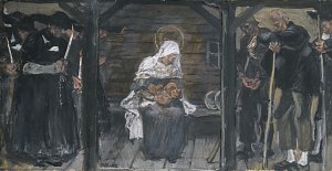 Die Wallfahrer Kunstdruck