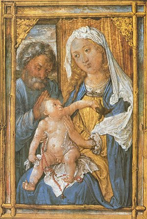 Die Heilige Familie Kunstdruck