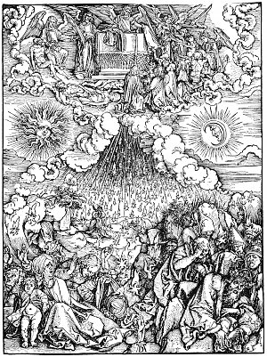 Illustration zur Apokalypse 5 Kunstdruck