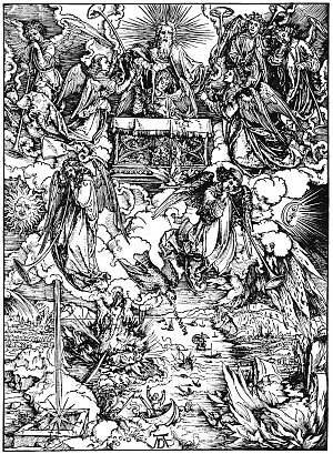 Illustration zur Apokalypse 7 Kunstdruck