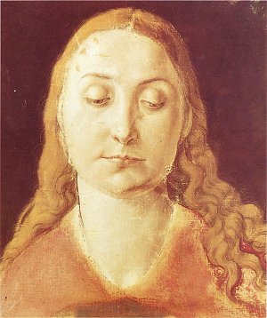 Kopf der Maria 1 Kunstdruck