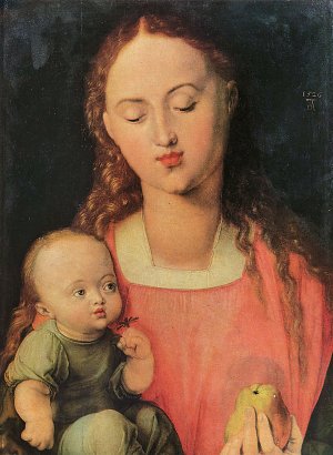 Maria mit Kind 1 Kunstdruck