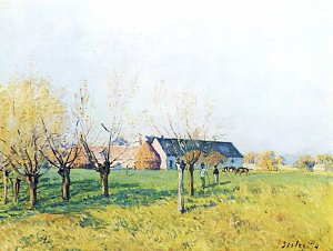Bauernhof zum Hoellenkaff Kunstdruck