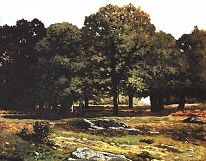 Kastanienallee in der Celle Saint Claude Kunstdruck