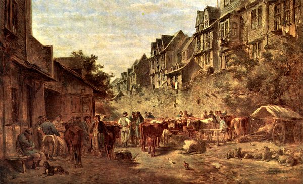 Häuserrückseiten der Judengasse