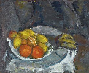 Stillleben mit Früchten Kunstdruck