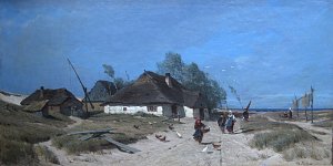 Auf Hiddensee Kunstdruck
