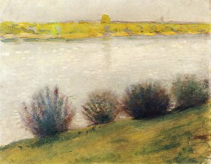 Am Rhein bei Hersel Kunstdruck