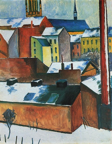 Marienkirche im Schnee