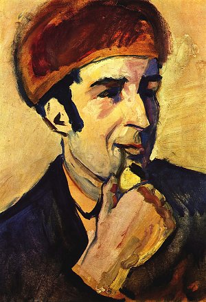 Portrait des Franz Marc Kunstdruck