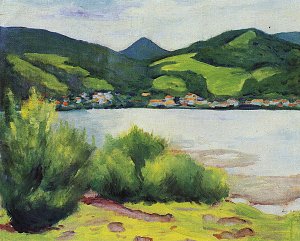 Tegernseer Landschaft Kunstdruck