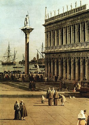 La Piazzetta Detail 2 Kunstdruck