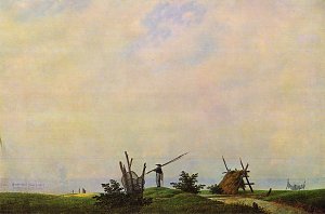 Meeresstrand mit Fischer Kunstdruck