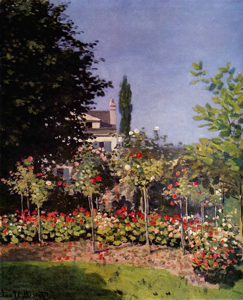 Bluehender Garten in Sainte Adresse