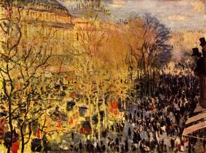 Boulevard des Capucines in Paris Kunstdruck