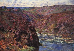 Les Eaux Semblantes an der Creuse Sonnenlicht Kunstdruck