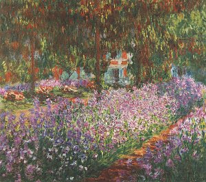 Monets Garten ei Giverny Kunstdruck
