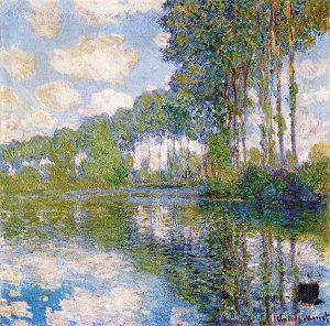 Pappeln an der Epte Kunstdruck