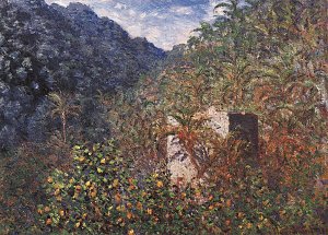 das Sasso Tal Bordighera Kunstdruck