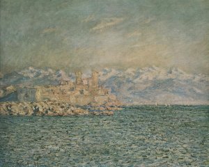 das alte Fort in Antibes Kunstdruck