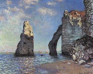 die Felsenklippen von Etretat Kunstdruck