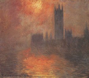 die Houses of Parliament Sonnenuntergang Kunstdruck
