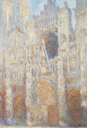 die Kathedrale von Rouen Westfassade am Mittag Kunstdruck
