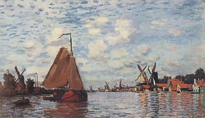 die Zaan bei Zaandam Kunstdruck