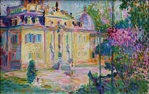 Schloß Belvedere bei Weimar Kunstdruck