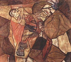Agonie Der Todeskampf Kunstdruck
