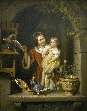 Tauben Kunstdruck