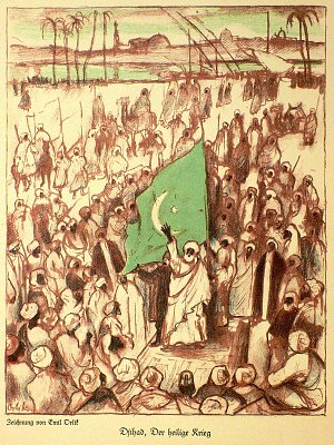 Djihad Der heilige Krieg Kunstdruck