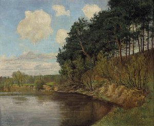 Seenplatte bei Berlin Kunstdruck