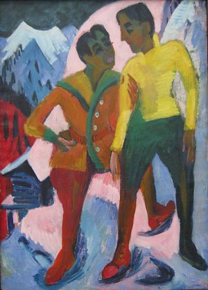 Zwei Brüder Kunstdruck
