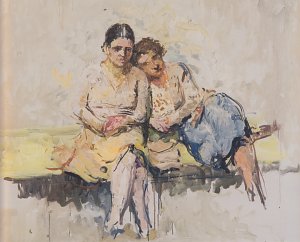 Freundinnen Kunstdruck